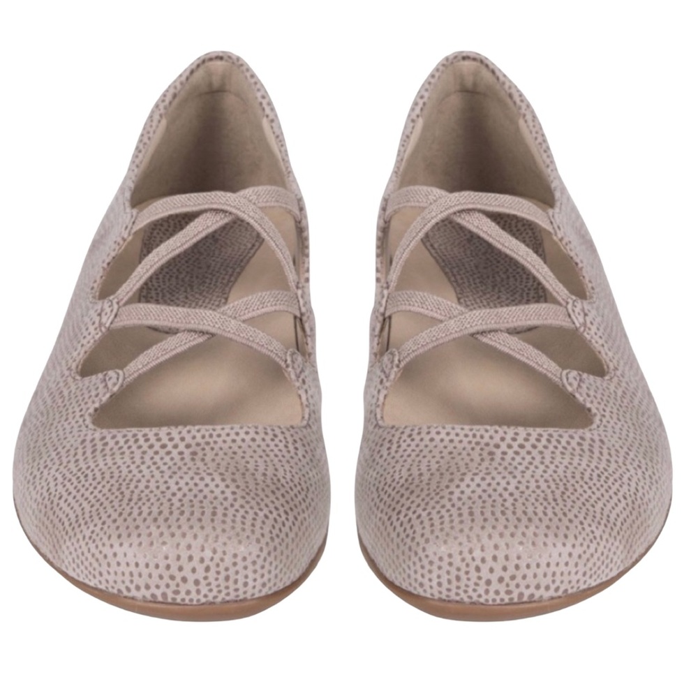 Earthies Clare Ballet Size 9 Suede Loafers Ginger Metallic - Picture 7 of 8